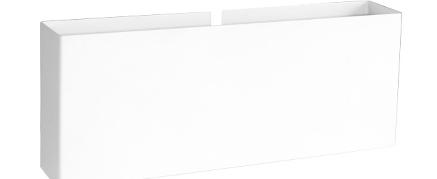 Applique murale 6135 gm blanc l30cm h12cm disderot normal