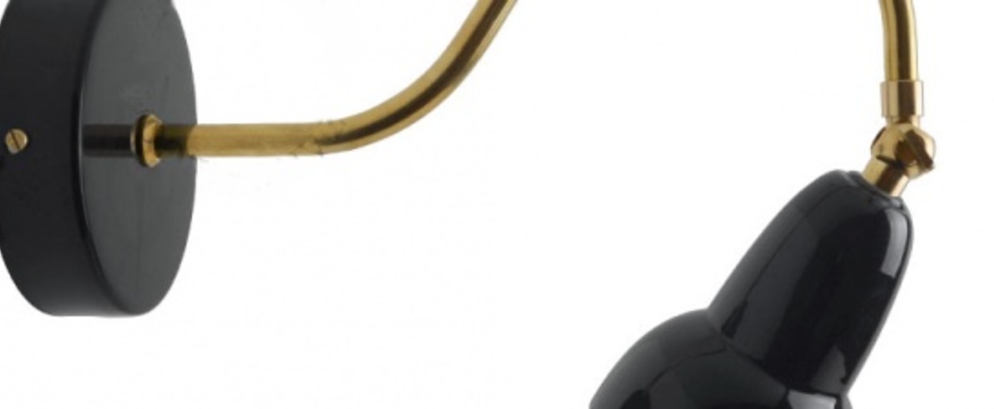 banner-image Applique murale adore l or noir et laiton p28cm h21cm zangra normal