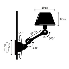 Aicler aid701 jean louis domecq applique murale wall light  jielde aid701ver  design signed nedgis 168095 thumb