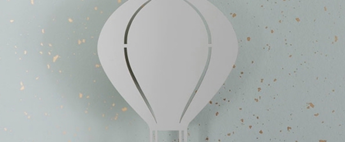 Applique murale air balloon lamp gris led o26 5cm h34 5cm ferm living normal