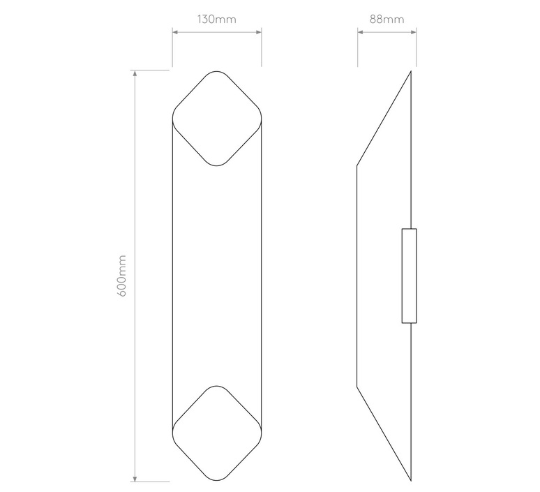 Ako 600  applique murale  astro 1481018  design signed nedgis 201880 product