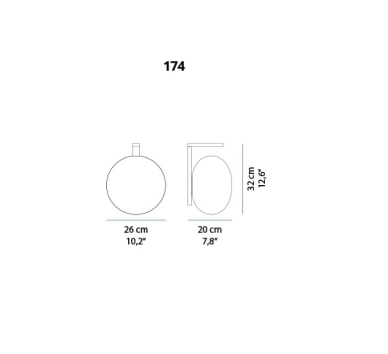 Alba mariana pellegrino soto applique murale wall light  oluce l0174 os  design signed nedgis 171368 product