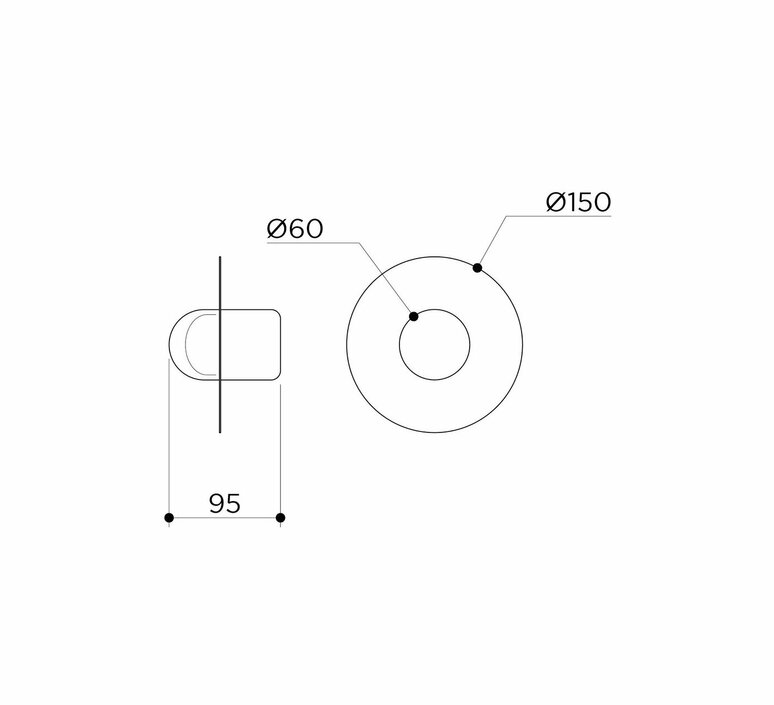 Alba simple   applique murale wall light  contain aba 110  design signed nedgis 122665 product