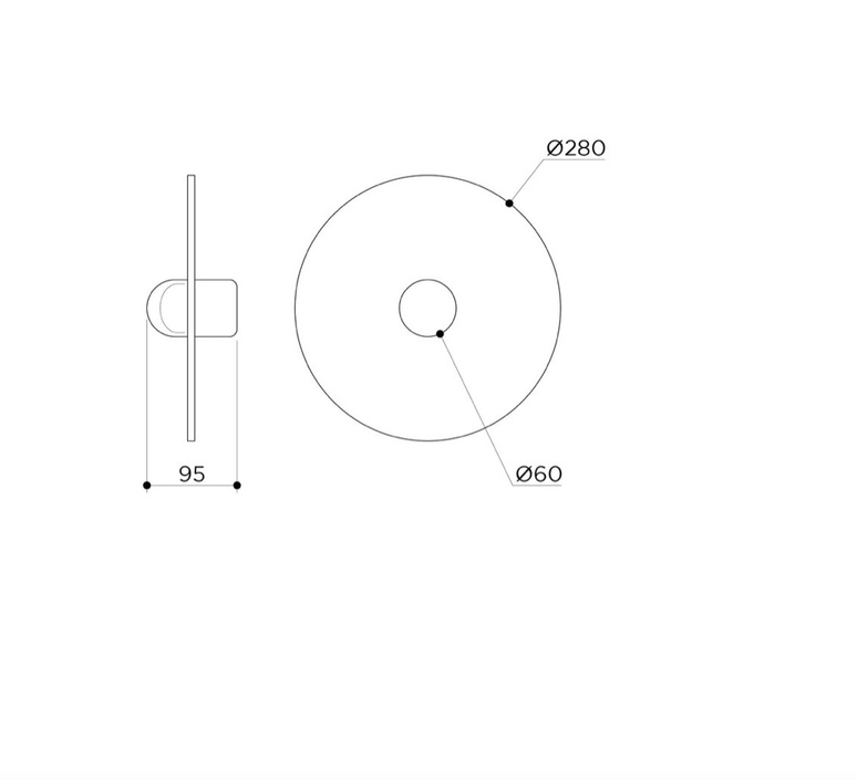 Alba simple xxl  applique murale wall light  contain aba 111  design signed nedgis 140686 product