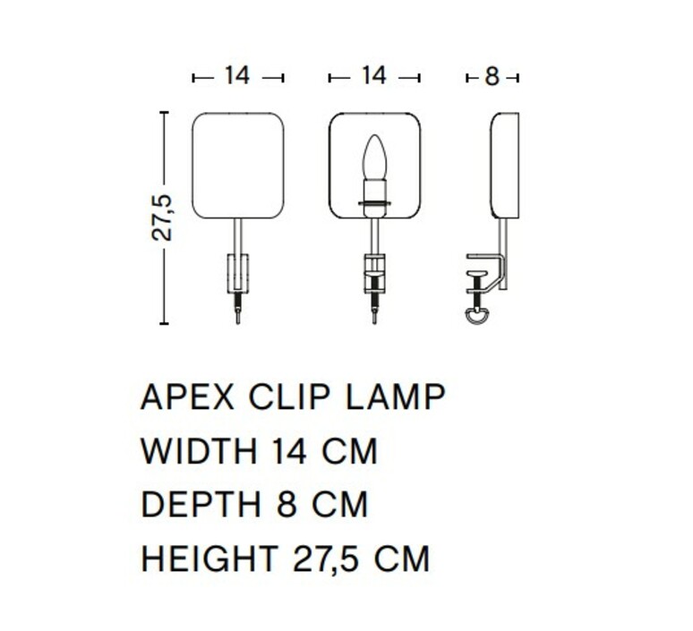 Apex clip quel designer  applique murale  hay ad346 b549  design signed nedgis 190852 product