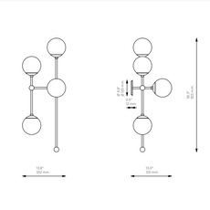 Armstrong 4l studio schwung applique murale wall light  schwung b572 bgm dries  design signed nedgis 171959 thumb