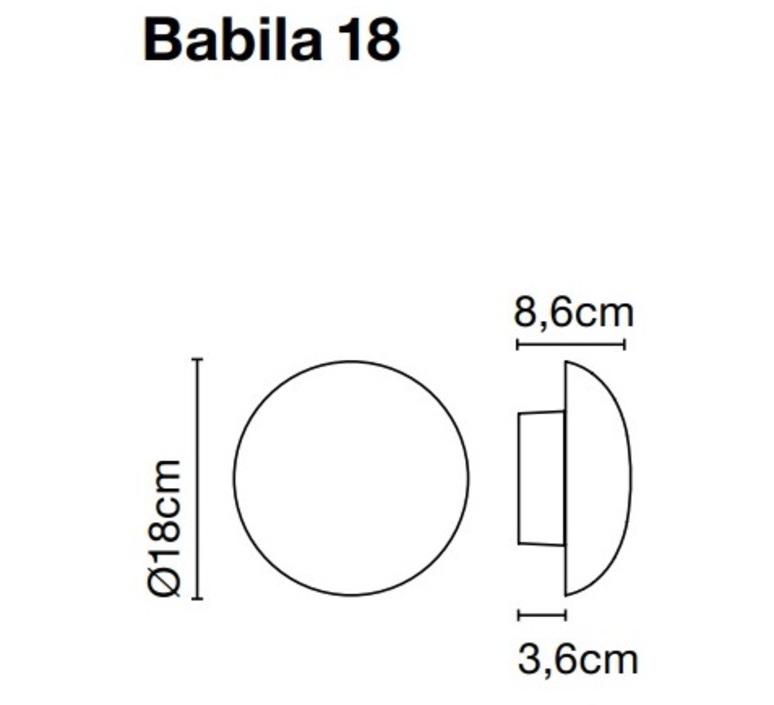 Babila 18 marco zanuso jr applique murale wall light  marset a706 003 47  design signed nedgis 147081 product