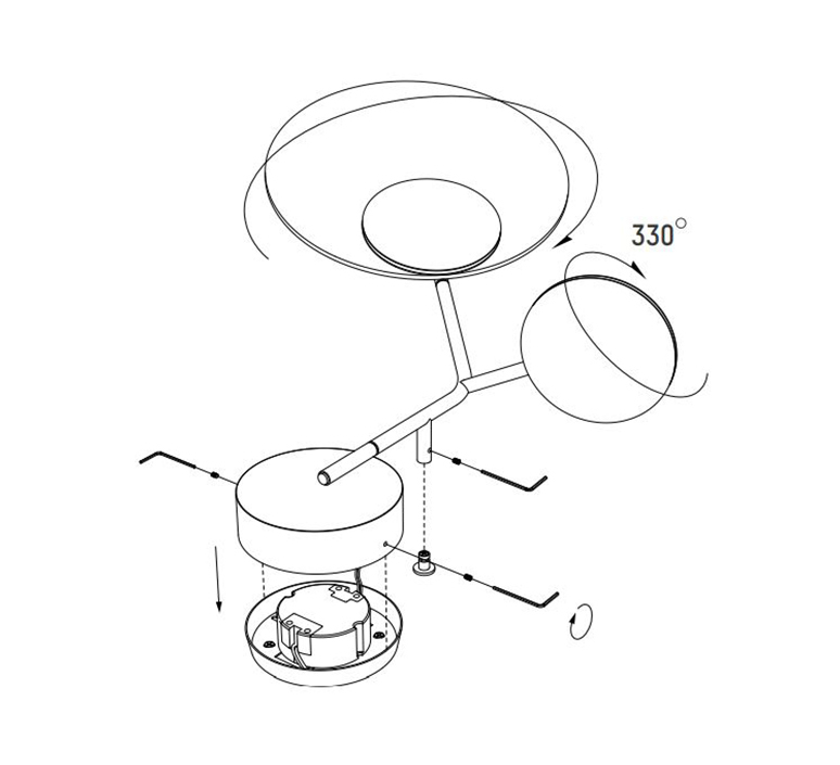 Ballon wall 3 mikko karkkainen applique murale wall light  tunto bw3 wwp rs  design signed nedgis 101651 product