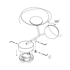 Ballon wall 3 mikko karkkainen applique murale wall light  tunto bw3 wwp rs  design signed nedgis 101651 thumb