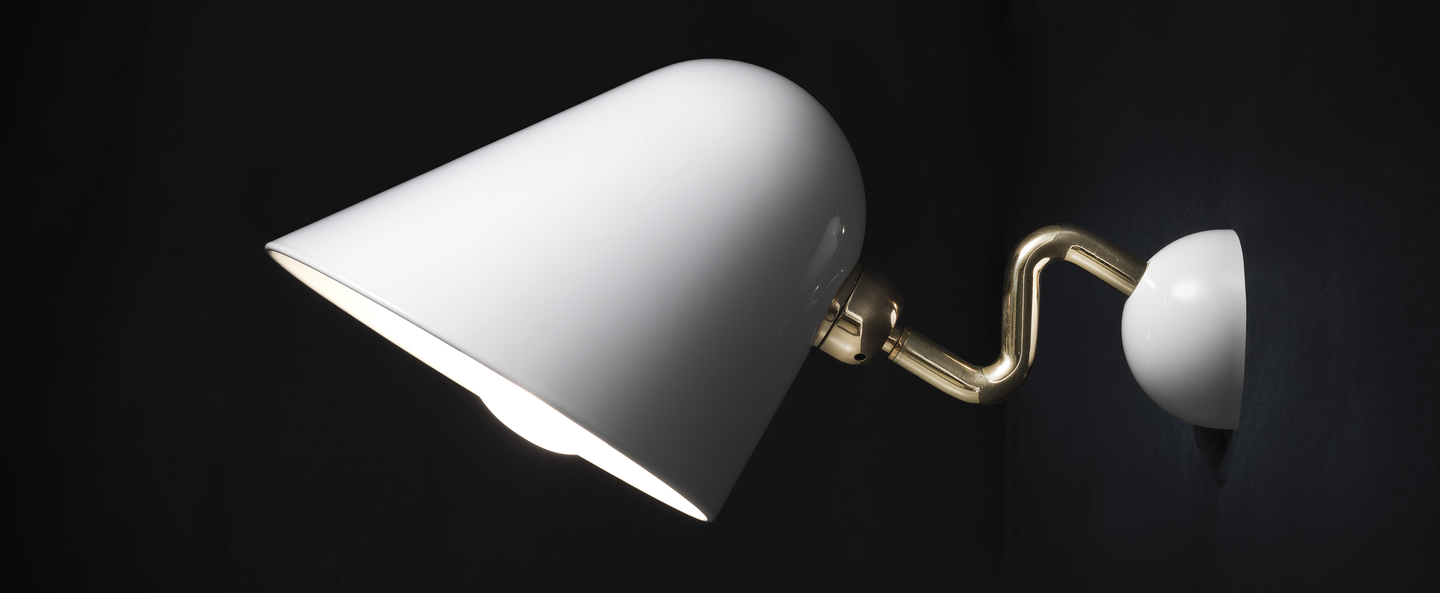 banner-image Applique murale beghina blanc brillant laiton led 3000k 200lm l15cm h14cm tato italia normal