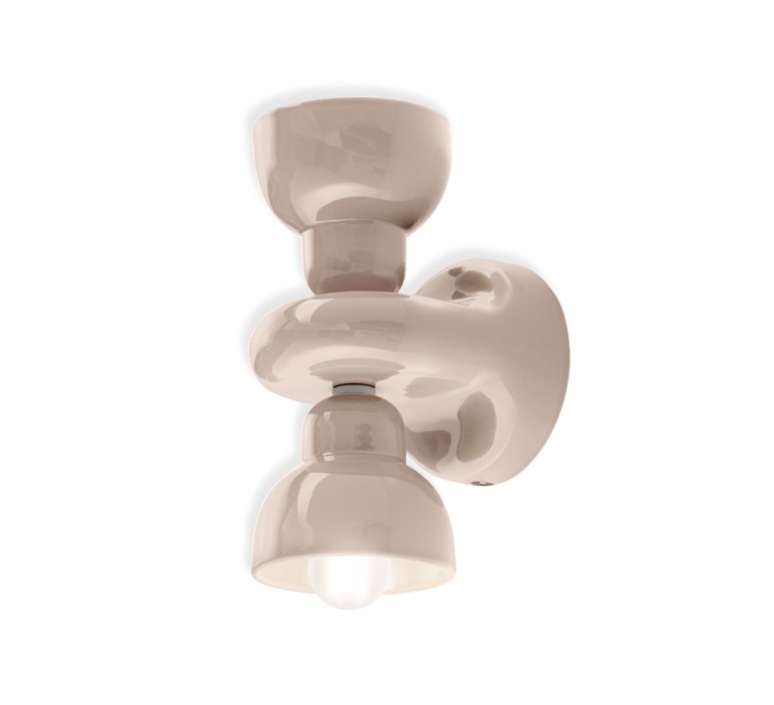 Berimbau giorgio biscaro applique murale wall light  ferroluce c2601 grs  design signed nedgis 185448 product