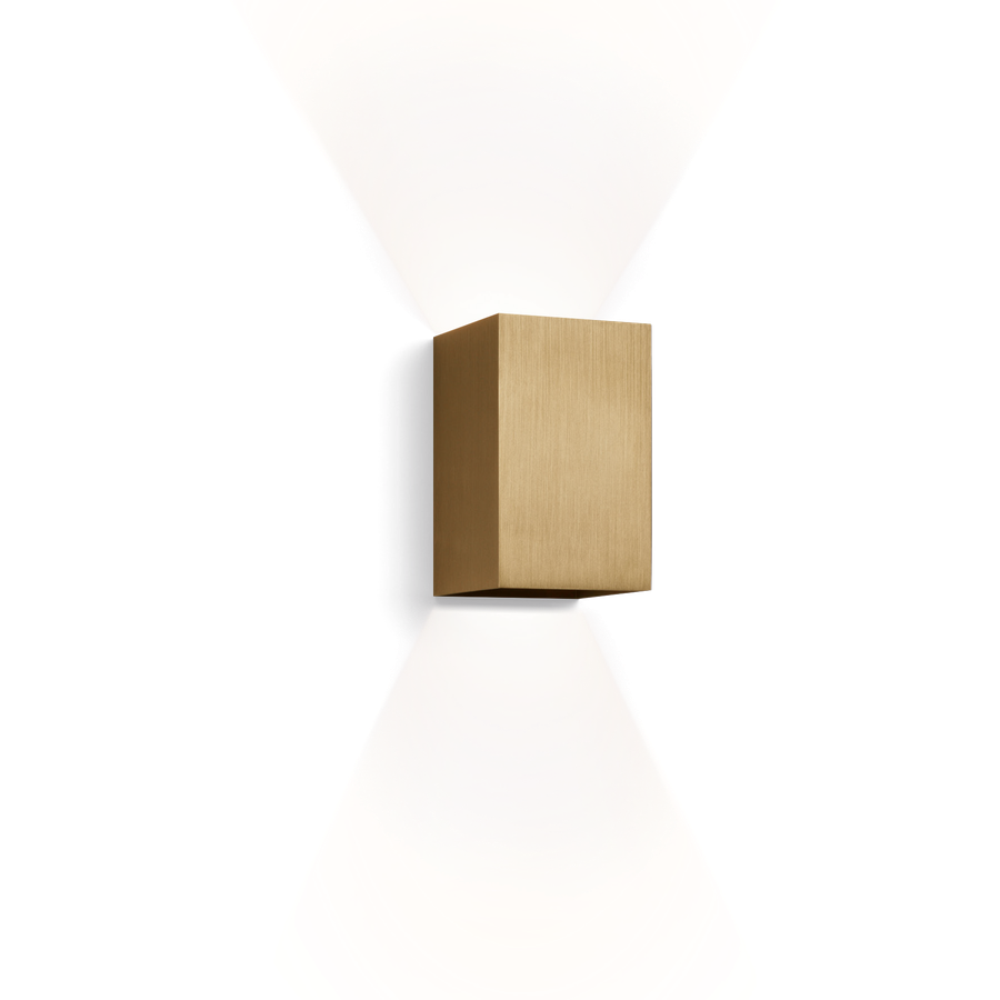 Wall light, Box, brushed gold, H16cm WeverDucre Nedgis Lighting
