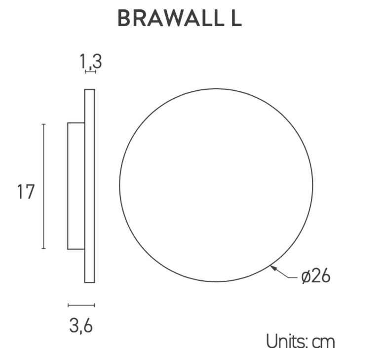 Brawall flocky l studio nedgis applique murale wall light  lumen center italia brawf15l  design signed nedgis 153719 product