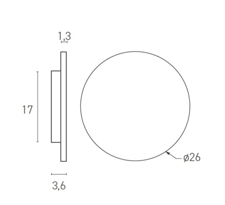 Brawall l studio lci lab design applique murale wall light  lumen center italia braw115rl   design signed nedgis 145945 product