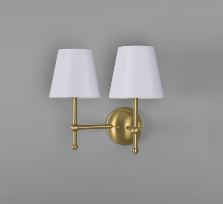 Bursa double quel designer studio mullan lighting applique murale  mullan lighting mlwl446satbrs  design signed nedgis 185489 product