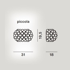 Caboche plus piccola r7s patricia urquiola eliana gerotto applique murale wall light  foscarini fn311025e 25  design signed nedgis 173577 thumb