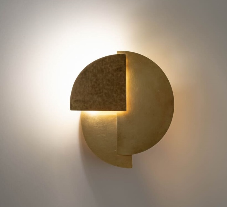 Celest s gold eric de dormael applique murale wall light  ombre portee cel sg s 190 210 b  design signed nedgis 152032 product