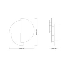 Celest s eric de dormael applique murale wall light  ombre portee cel s s 190 210 b  design signed nedgis 152024 thumb