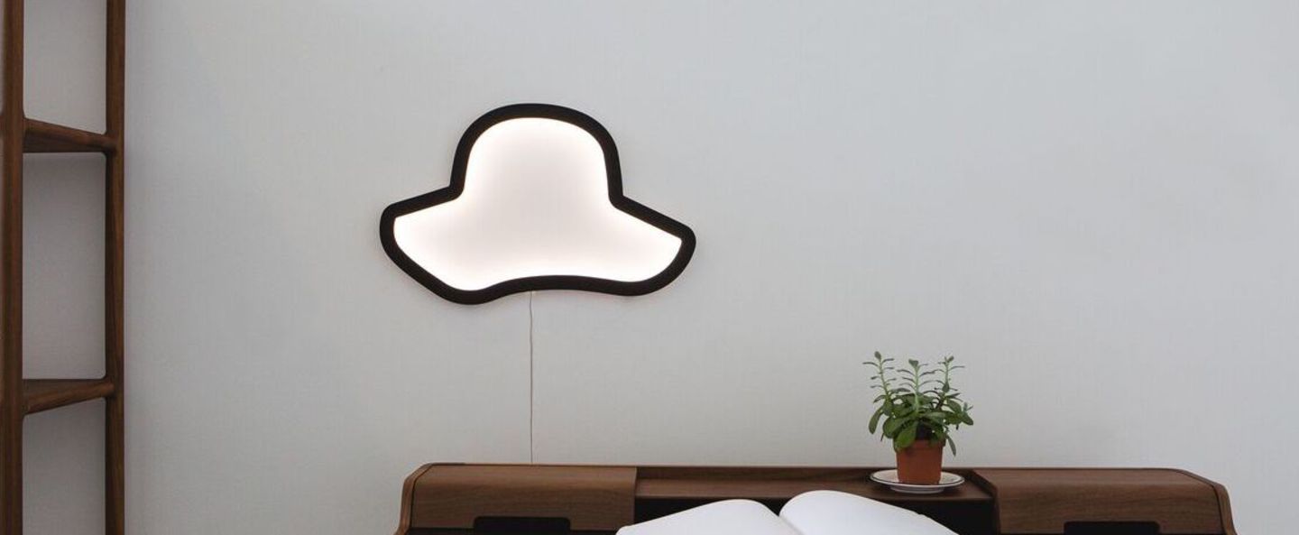banner-image Applique murale chapeau chap o eleanore noir led l45cm h45cm atelier pierre normal