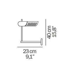 Colombo joe colombo oluce 761 noir luminaire lighting design signed 22576 thumb