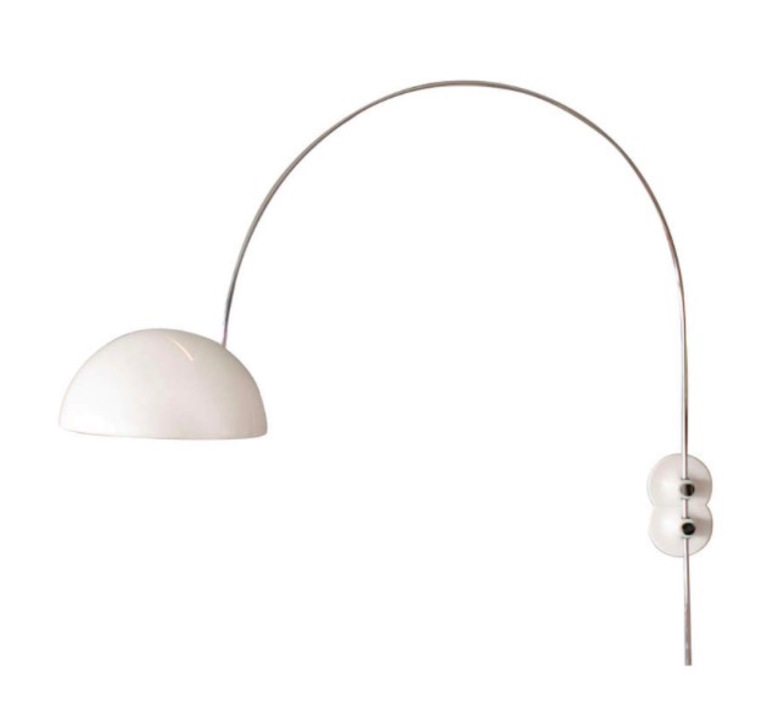 Coupe joe colombo oluce 1159 r blanc luminaire lighting design signed 22561 product