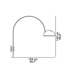 Coupe joe colombo oluce 1159 r blanc luminaire lighting design signed 22562 thumb