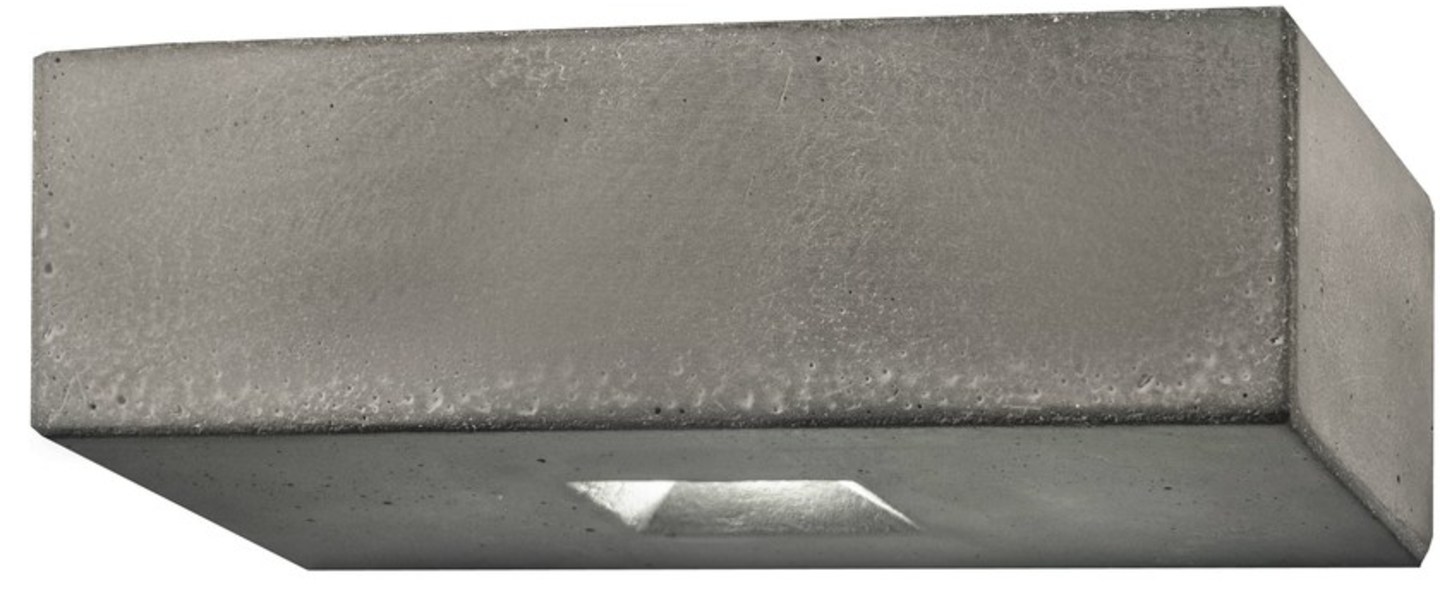 banner-image Applique murale d exterieur brique 2o gris led l25cm h8cm lucifero s normal
