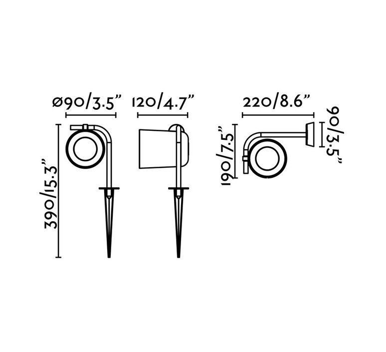 Flow estudi ribaudi applique murale d exterieur outdoor wall light  faro 71547 71549  design signed 49247 product