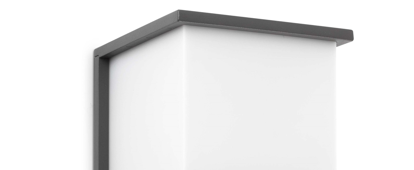 banner-image Applique murale d exterieur kubick gris fonce l16 5cm h16 5cm faro normal