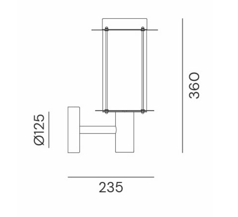 Loggia  applique murale d exterieur outdoor wall light  il fanale 264 01 oob  design signed nedgis 83528 product