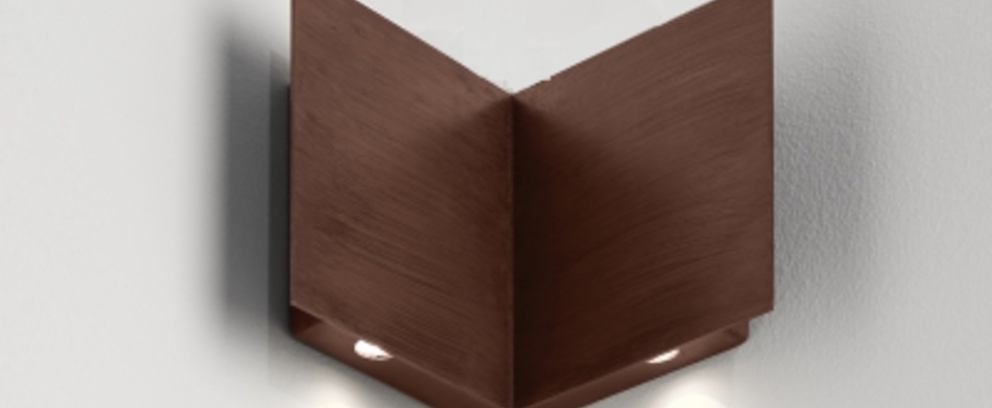 banner-image Applique murale d exterieur manine 270 v mono emissione verticale marron led l10cm h12cm lucifero s normal