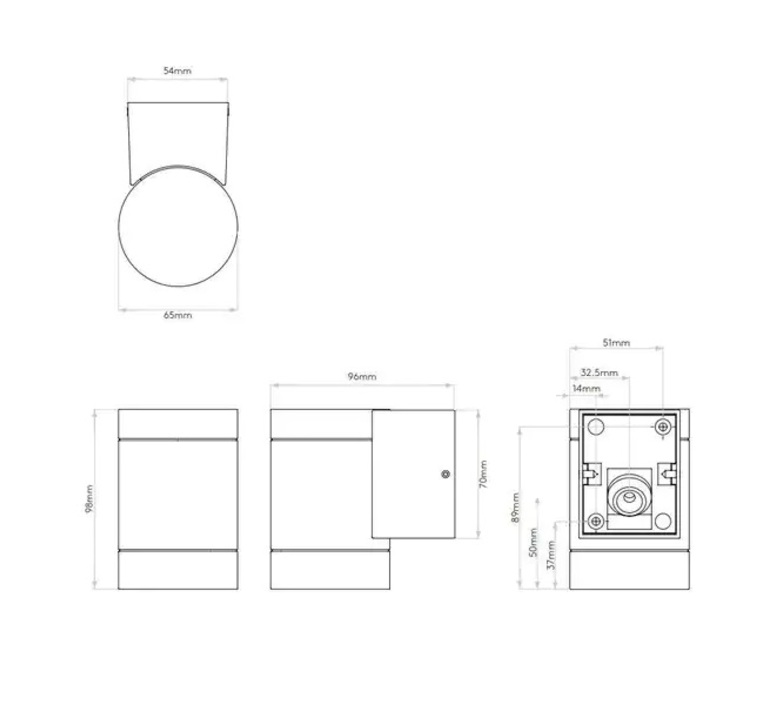 Darmouth single studio astro applique murale wall light  astro lighting 1372010  design signed nedgis 142409 product