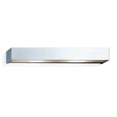 Applique murale de salle de bain avec fixation miroir, Box 1-25 N, chrome,  LED, L25cm, H5cm - Decor Walther - Luminaires Nedgis