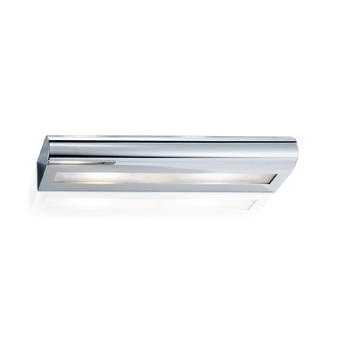 Applique Murale De Salle De Bain Curve 40 Chrome Led L40cm H5cm