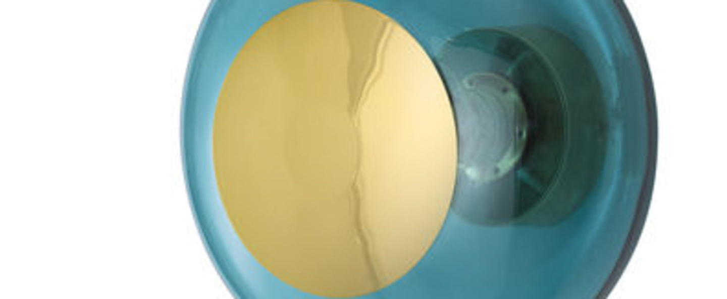 banner-image Applique murale de salle de bain horizon bleu turquoise ip44 o29cm h20 5cm ebb and flow normal