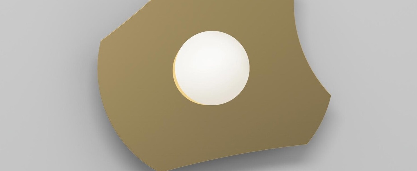 banner-image Applique murale disc and sphere 501 laiton l30cm h28cm atelier areti normal