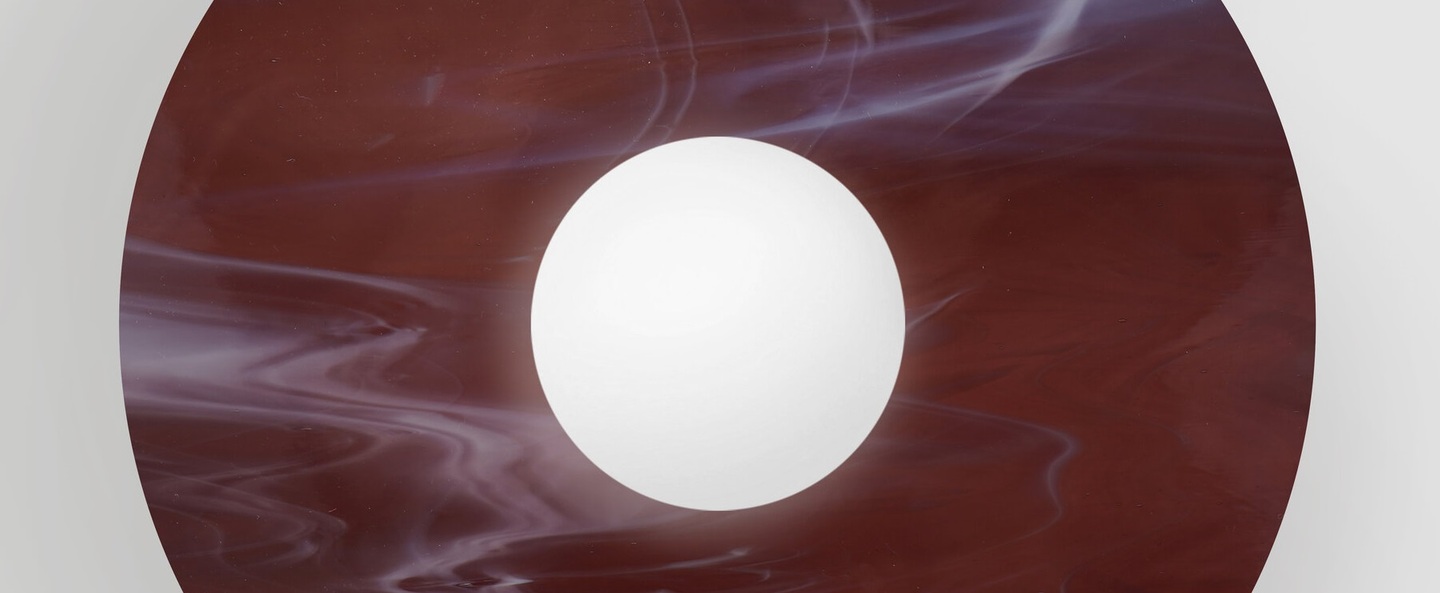 banner-image Applique murale disc and sphere glass 514 bordeaux o29cm h18 2cm atelier areti normal