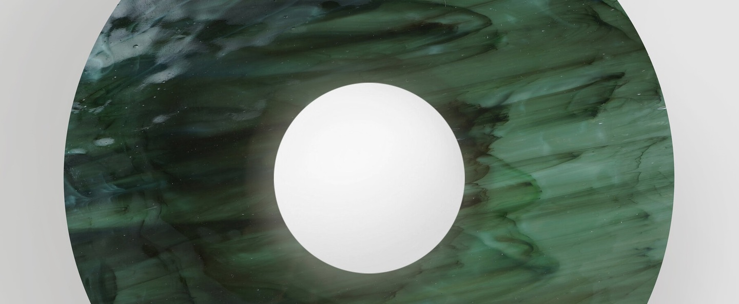 banner-image Applique murale disc and sphere glass 514 vert o29cm h18 2cm atelier areti normal
