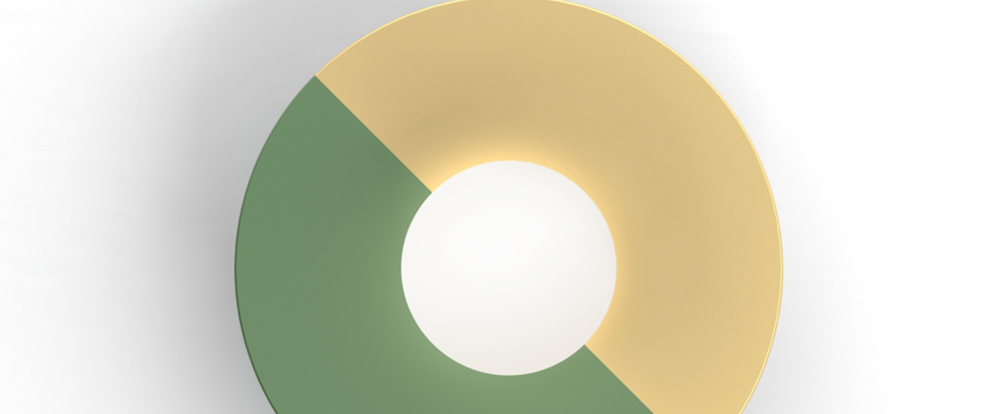banner-image Applique murale disc and sphere vert l23cm h23cm atelier areti normal