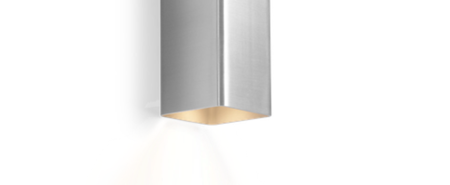 banner-image Applique murale docus mini 2 0 aluminium brosse l6 7cm h20cm wever ducre normal