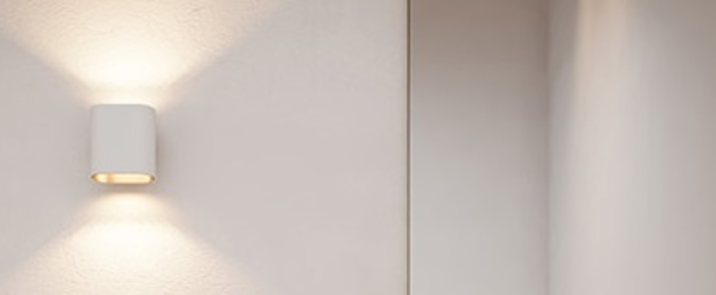 Applique murale duell blanc et champagne led dim 2700k 900 lm l15 2cm h16cm modular normal