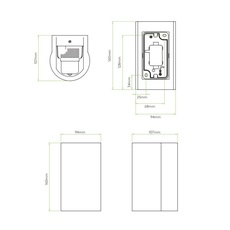 Dunbar 160 led studio astro applique murale wall light  astro lighting 1384020  design signed nedgis 154750 thumb