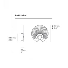 Earth radian emilie cathelineau applique murale wall light  cvl apradi350sgsb  design signed nedgis 184366 thumb