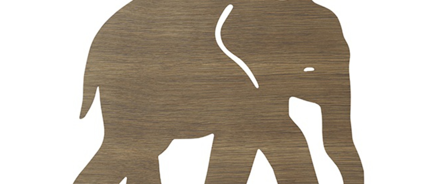 banner-image Applique murale elephant lamp chene l35 4cm h26cm ferm living normal
