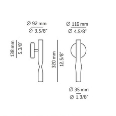 Flow a 3730 estudi ribaudi applique murale wall light  estiluz 037306179  design signed nedgis 145412 thumb