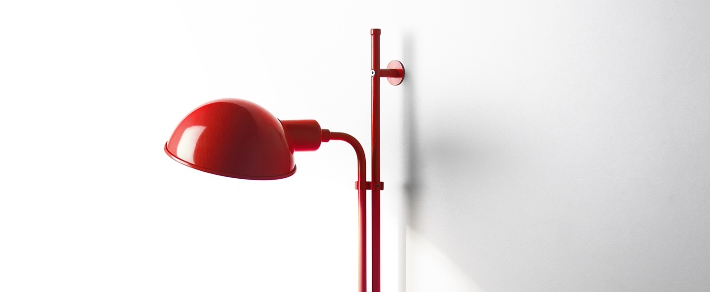 banner-image Applique murale funiculi rouge h49 2cm marset normal