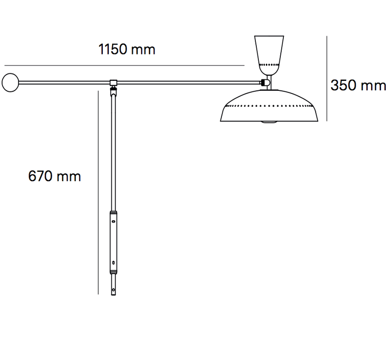 G1 guariche pierre guariche applique murale wall light  sammode g1 bk wh  design signed nedgis 84346 product