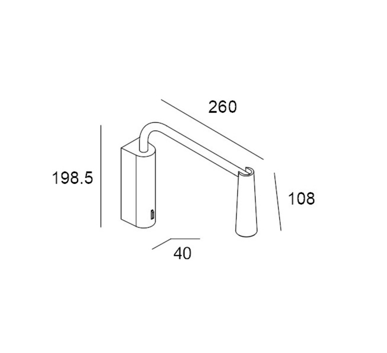 Gamma extend josep patsi applique murale wall light  leds c4 05 8339 05 05  design signed nedgis 155230 product