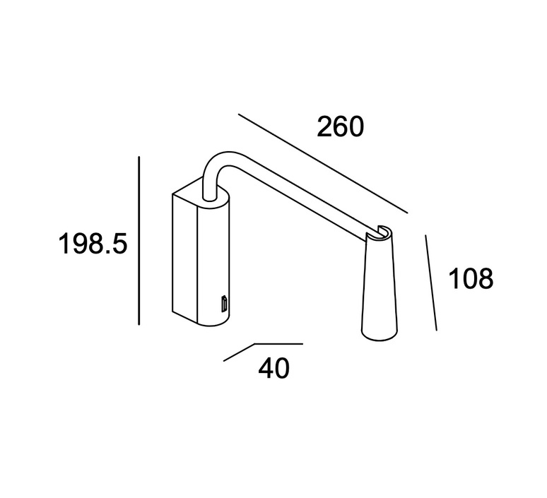 Gamma extend josep patsi applique murale wall light  leds c4 05 8339 05 05  design signed nedgis 149852 product