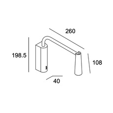 Gamma extend josep patsi applique murale wall light  leds c4 05 8339 05 05  design signed nedgis 149852 thumb